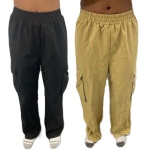 Two pair of women Cargo Pants in Khaki set